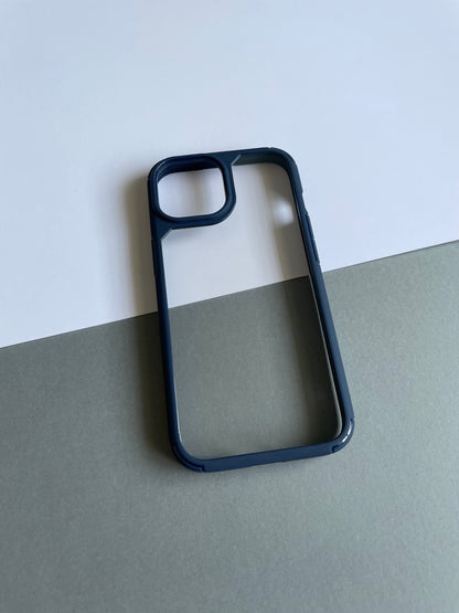 iPhone 15 Series Blue Anti Yellowing Back Cover