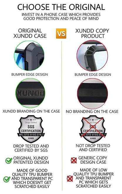 Xundd Armor iPhone 15 Plus Magnetic Case