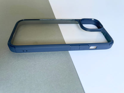 iPhone 15 Series Blue Anti Yellowing Back Cover