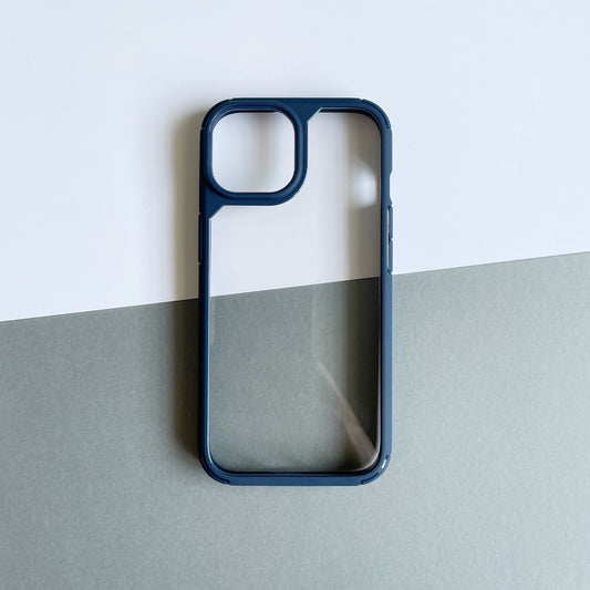 iPhone 15 Series Blue Anti Yellowing Back Cover